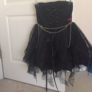 Queen of Darkness high waisted skirt M